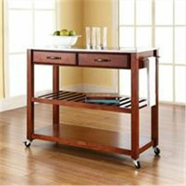 Betterbeds Crosley Furniture  Stainless Steel Top Kitchen Cart-Island BE374344